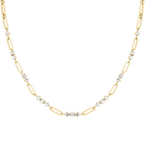 Luxoia - Rosefield Graduated Crystal Halskette - JNGCG-J1018