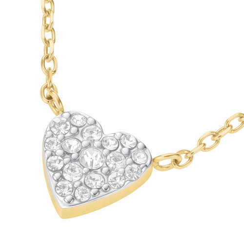 Luxoia - Rosefield Pave Heart Halskette - JNPHG-J1273