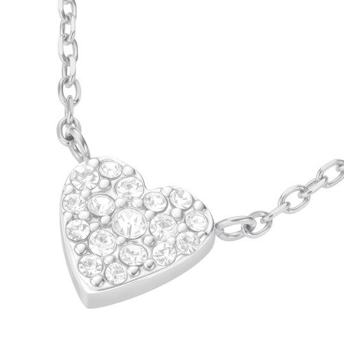 Luxoia - Rosefield Pave Heart Halskette - JNPHS-J1320