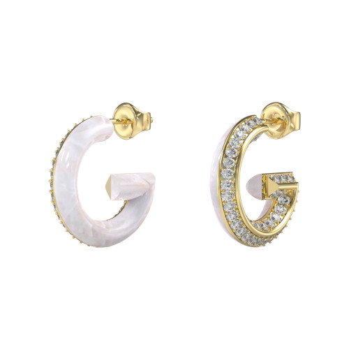 Luxoia - Guess G Crystal Ohrringe - JUBE05436JWYGWHT-U
