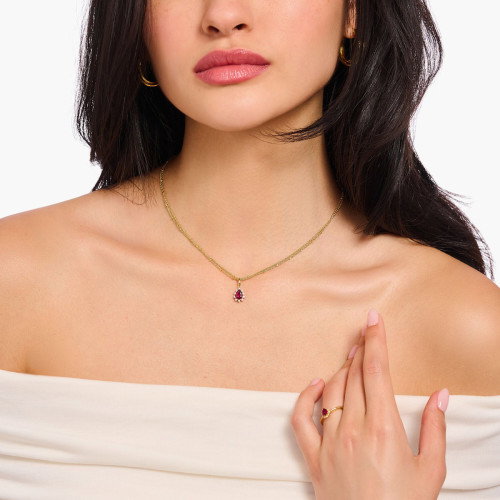 Luxoia - Thomas Sabo Halskette mit Anhänger Vintage Romance vergoldet - KE2294-995-10-L45V