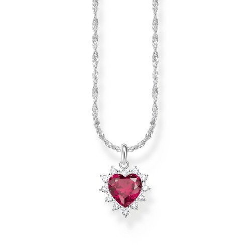 Luxoia - Thomas Sabo Halskette mit Herz Anhänger Romance Silber - KE2305-013-10-L45V