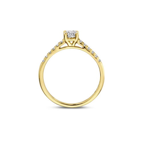Luxoia - Blush Lab Diamonds Ring 14k Gelbgold - LG1006Y