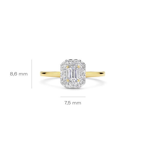 Luxoia - Blush Lab Diamonds Ring 14k Gelbgold - LG1011Y