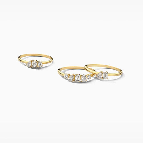 Luxoia - Blush Lab Diamonds Ring 14k Gelbgold - LG1031Y