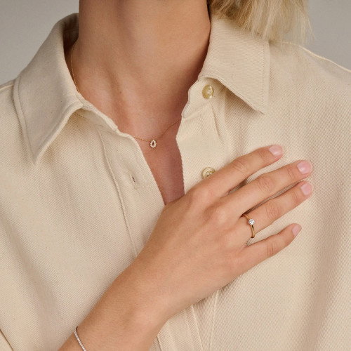 Luxoia - Blush Lab Diamonds Ring 14k Gelbgold - LG1038B