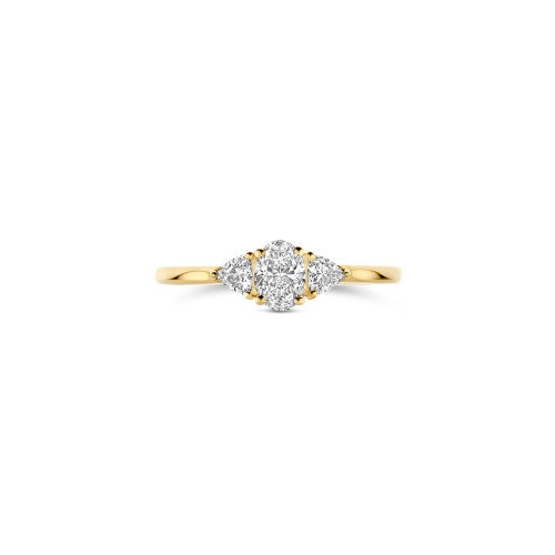 Luxoia - Blush Lab Diamonds Ring 14k Gelbgold - LG1039Y