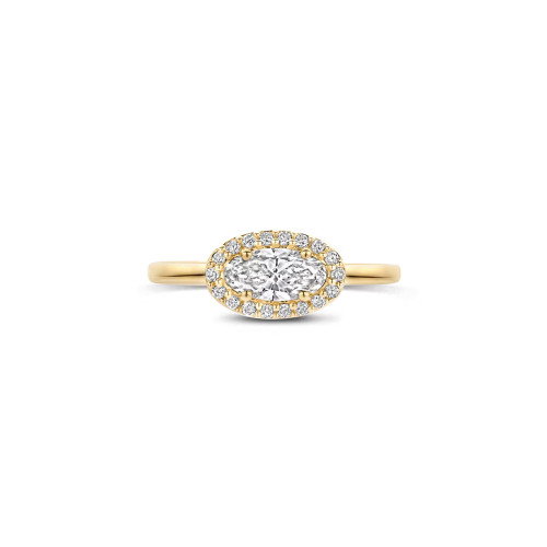 Luxoia - Blush Lab Diamonds Ring 14k Gelbgold - LG1052Y