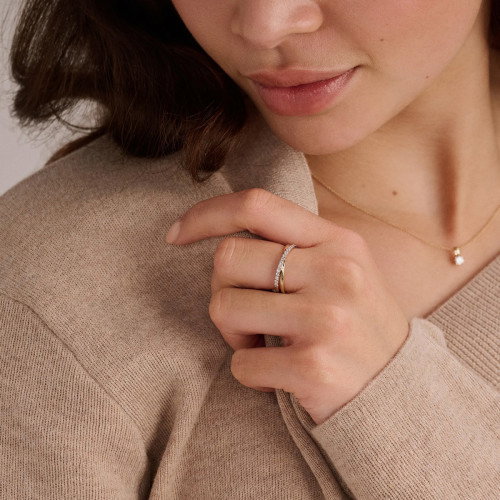 Luxoia - Blush Lab Diamonds Ring 14k Gelbgold - LG1053B