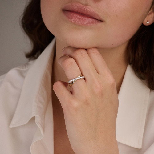 Luxoia - Blush Lab Diamonds Ring 14k Gelbgold - LG1054B