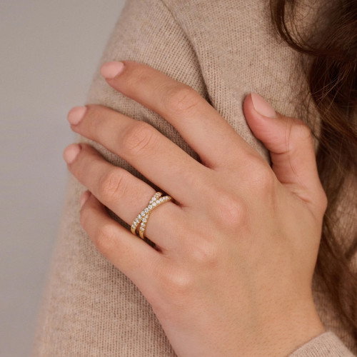 Luxoia - Blush Lab Diamonds Ring 14k Gelbgold - LG1055Y