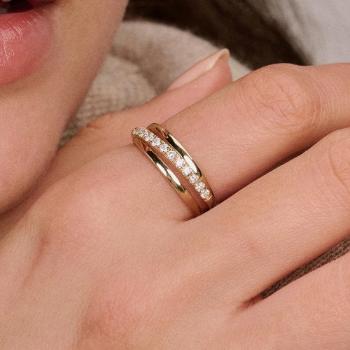 Luxoia - Blush Lab Diamonds Ring 14k Gelbgold - LG1056Y