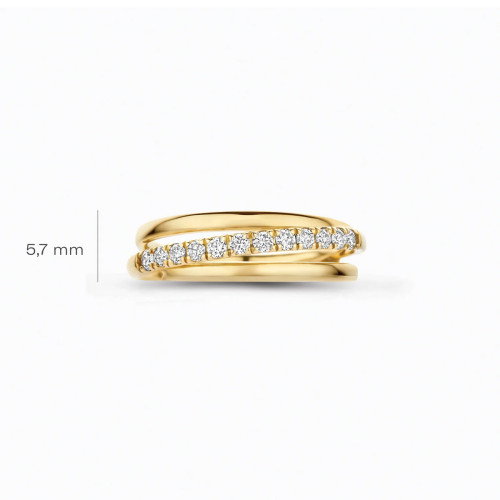 Luxoia - Blush Lab Diamonds Ring 14k Gelbgold - LG1056Y