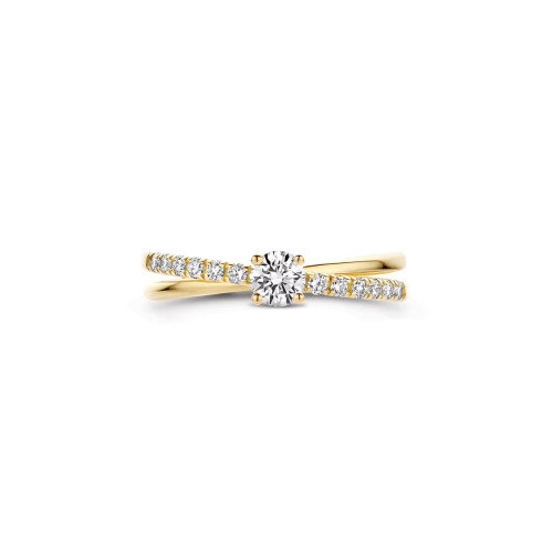 Luxoia - Blush Lab Diamonds Ring 14k Gelbgold - LG1059Y