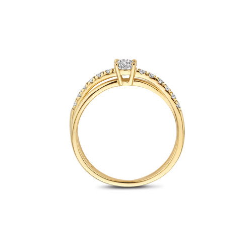 Luxoia - Blush Lab Diamonds Ring 14k Gelbgold - LG1059Y
