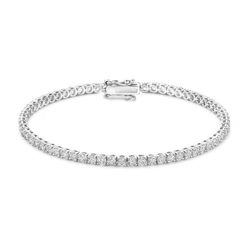 Luxoia - Blush Lab Diamonds Armband 14k Weissgold - LG2007W