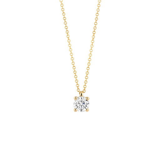 Luxoia - Blush Lab Diamonds Halskette 14k Gelbgold - LG3002Y