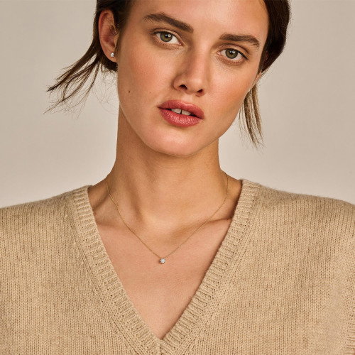 Luxoia - Blush Lab Diamonds Halskette 14k Gelbgold - LG3002Y