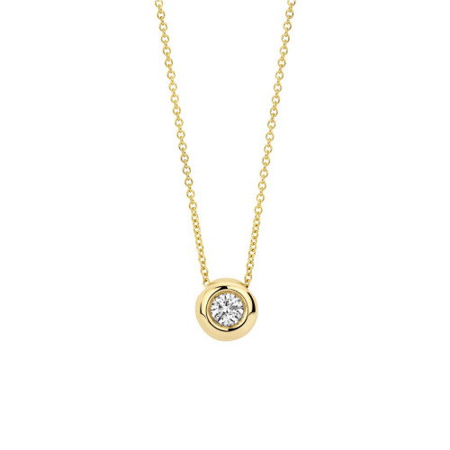 Luxoia - Blush Lab Diamonds Halskette 14k Gelbgold - LG3006Y