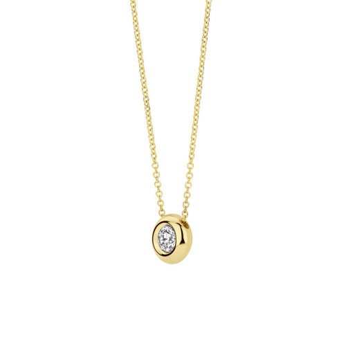 Luxoia - Blush Lab Diamonds Halskette 14k Gelbgold - LG3006Y