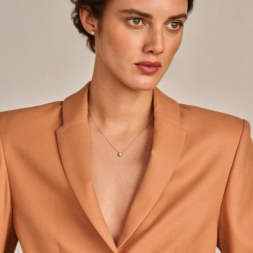 Luxoia - Blush Lab Diamonds Halskette 14k Gelbgold - LG3006Y