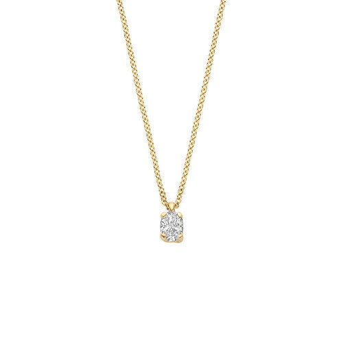 Luxoia - Blush Lab Diamonds Halskette 14k Gelbgold - LG3015Y