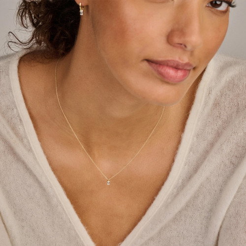 Luxoia - Blush Lab Diamonds Halskette 14k Gelbgold - LG3016Y