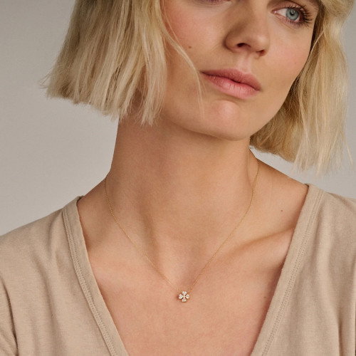 Luxoia - Blush Lab Diamonds Halskette 14k Gelbgold - LG3017Y