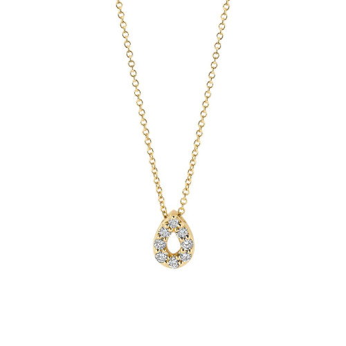 Luxoia - Blush Lab Diamonds Halskette 14k Gelbgold - LG3018Y
