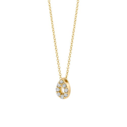 Luxoia - Blush Lab Diamonds Halskette 14k Gelbgold - LG3018Y