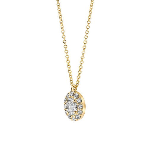 Luxoia - Blush Lab Diamonds Halskette 14k Gelbgold - LG3019Y