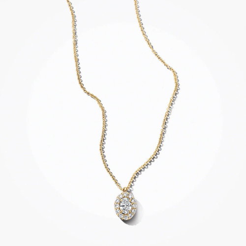 Luxoia - Blush Lab Diamonds Halskette 14k Gelbgold - LG3019Y