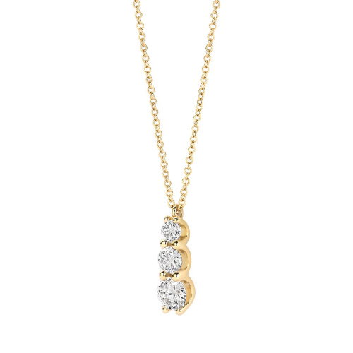 Luxoia - Blush Lab Diamonds Halskette 14k Gelbgold - LG3020Y