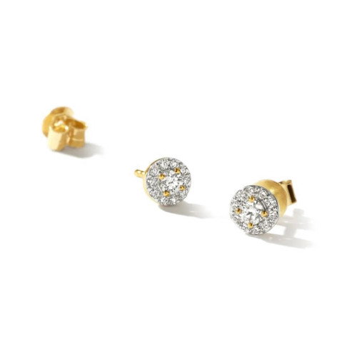 Luxoia - Blush Lab Diamonds Ohrstecker 14k Gelbgold - LG7011Y
