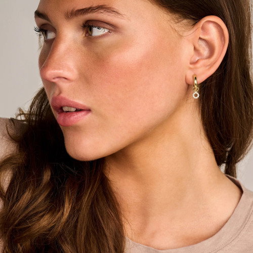 Luxoia - Blush Lab Diamonds Ohr Charms 14k Gelbgold - LG9003Y