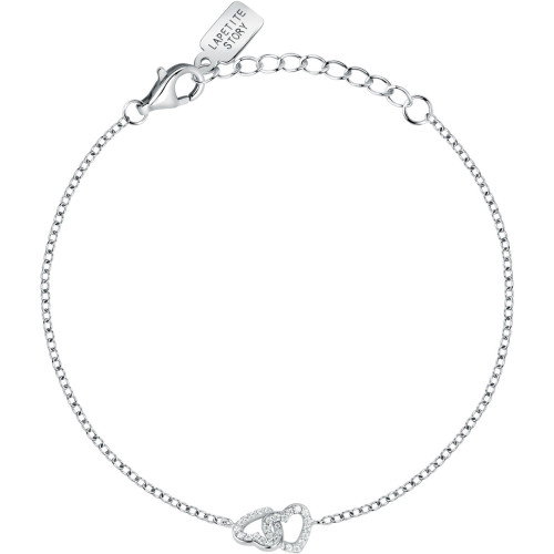 Luxoia - La Petite Story Collection Silver Heart Armband - LPS05AWV01