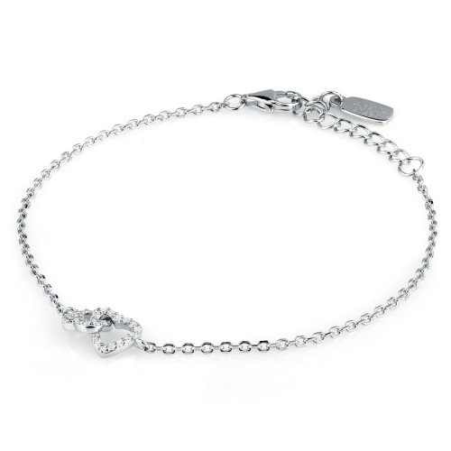 Luxoia - La Petite Story Collection Silver Heart Armband - LPS05AWV01