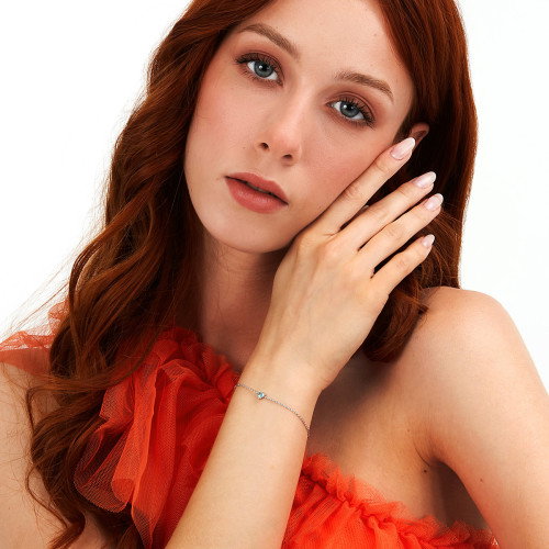 Luxoia - La Petite Story Collection Silver Heart Armband - LPS05AWV09