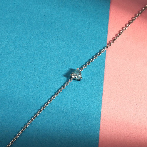 Luxoia - La Petite Story Collection Silver Heart Armband - LPS05AWV09