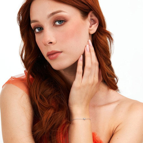 Luxoia - La Petite Story Collection Silver Heart Armband - LPS05AWV12