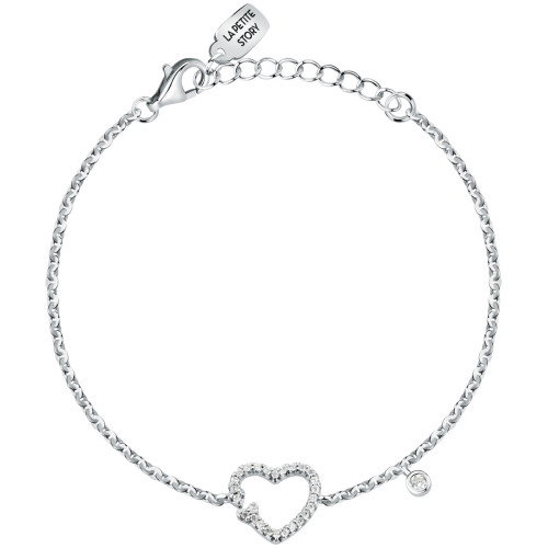 Luxoia - La Petite Story Silver Heart Armband - LPS05AWV21