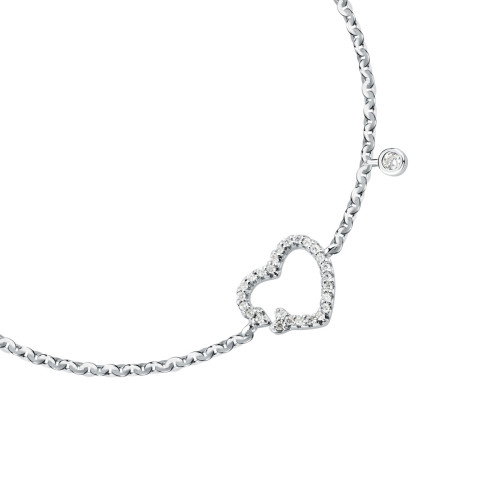 Luxoia - La Petite Story Silver Heart Armband - LPS05AWV21