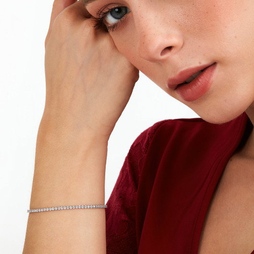 Luxoia - La Petite Story Collection Silver Tennis Armband - LPS05AWV31