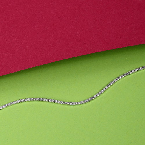 Luxoia - La Petite Story Collection Silver Tennis Armband - LPS05AWV31