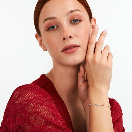 Luxoia - La Petite Story Collection Silver Tennis Armband - LPS05AWV34