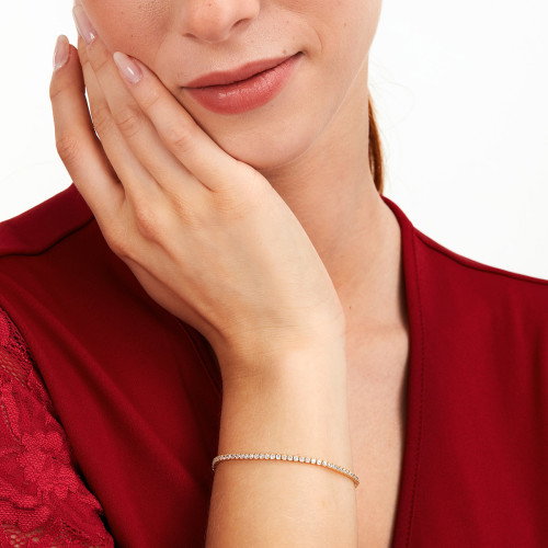 Luxoia - La Petite Story Collection Silver Tennis Armband - LPS05AWV34