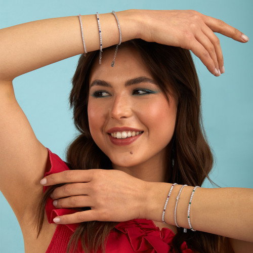 Luxoia - La Petite Story Silver Tennis Armband - LPS05AWV49