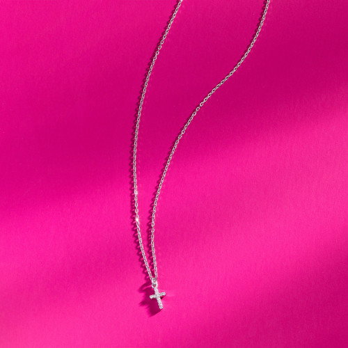 Luxoia - La Petite Story Silver Cross Halskette - LPS10AWV26