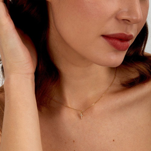 Luxoia - La Petite Story Silver Cross Halskette - LPS10AWV27