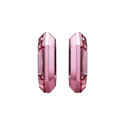 Luxoia - Swarovski Lucent Kreolen Achteckform Klein Rosa - 5680783
